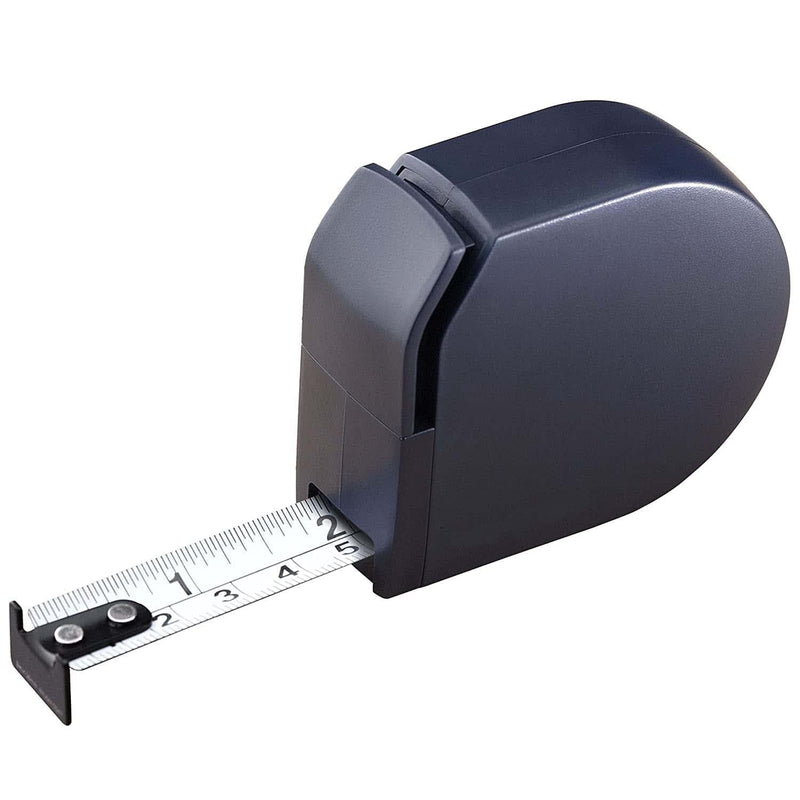 HOTO Retractable Tape Measure 3 m/10 ft Self-Locking Tape Measure | in Metric and Inch, Nylon-Steel Tape with ABS Plastic Housing, Accuracy Class 2 Precise Measurement, Rustproof, Scratch-Resistant