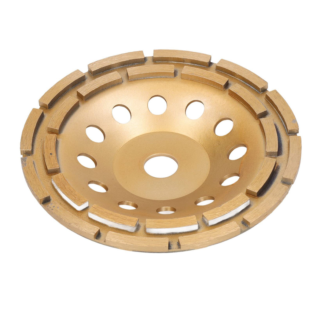 Diamond Grinding Disc Double Row Diamond Grinding Disc with High Efficiency, Sharp Blade for Concrete, Cement, Granite, Marble, Stone Surface 230mm