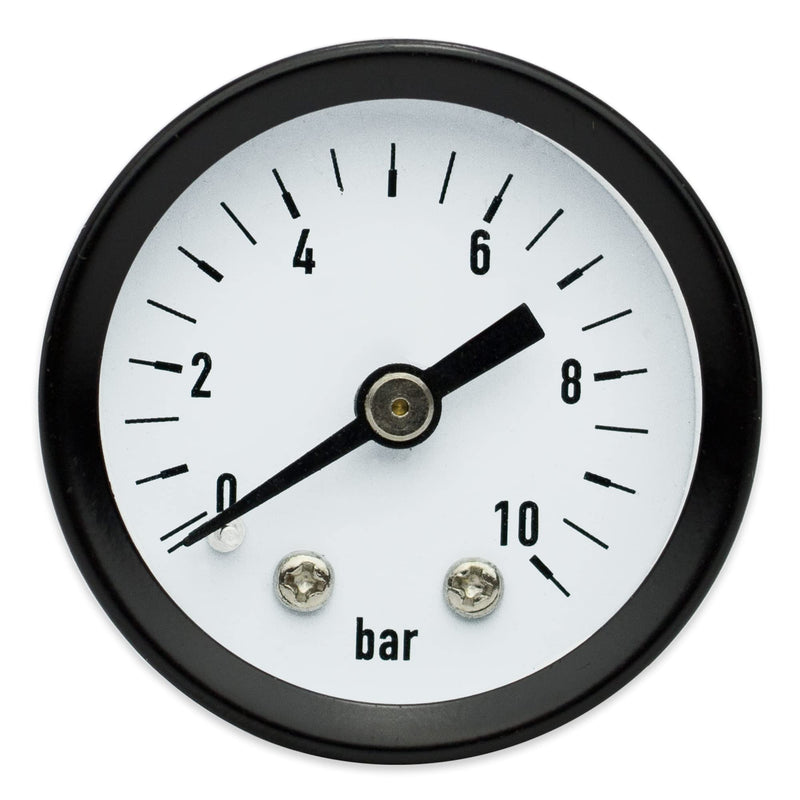Manometer 42 mm domestic waterworks 1/4" AG 0-10 bar water pressure water air pressure manometer pressure vessel mambran boiler