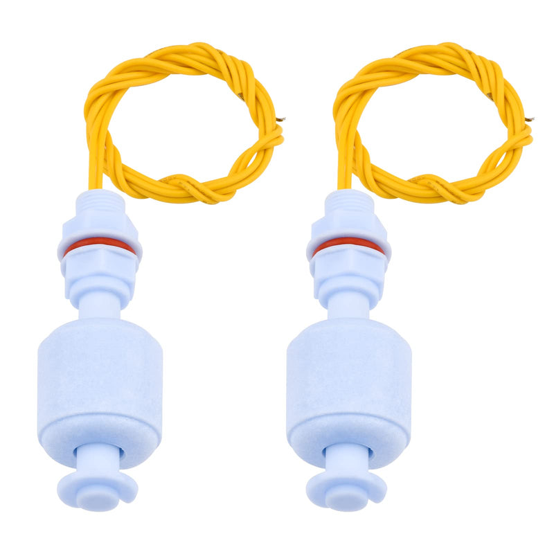 Aideepen Pack of 2 water level sensors, liquid float switch liquid sensor for hydroponics gardening aquarium pool tank - 10W, 52mm 52mm water level sensor