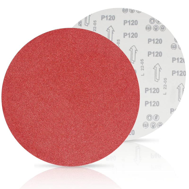 Pack of 15 sanding discs 300 mm Velcro grit P120, sanding disc Velcro disc sander, diameter 300 sandpaper Velcro for grinding/polishing FEIHU grit 120