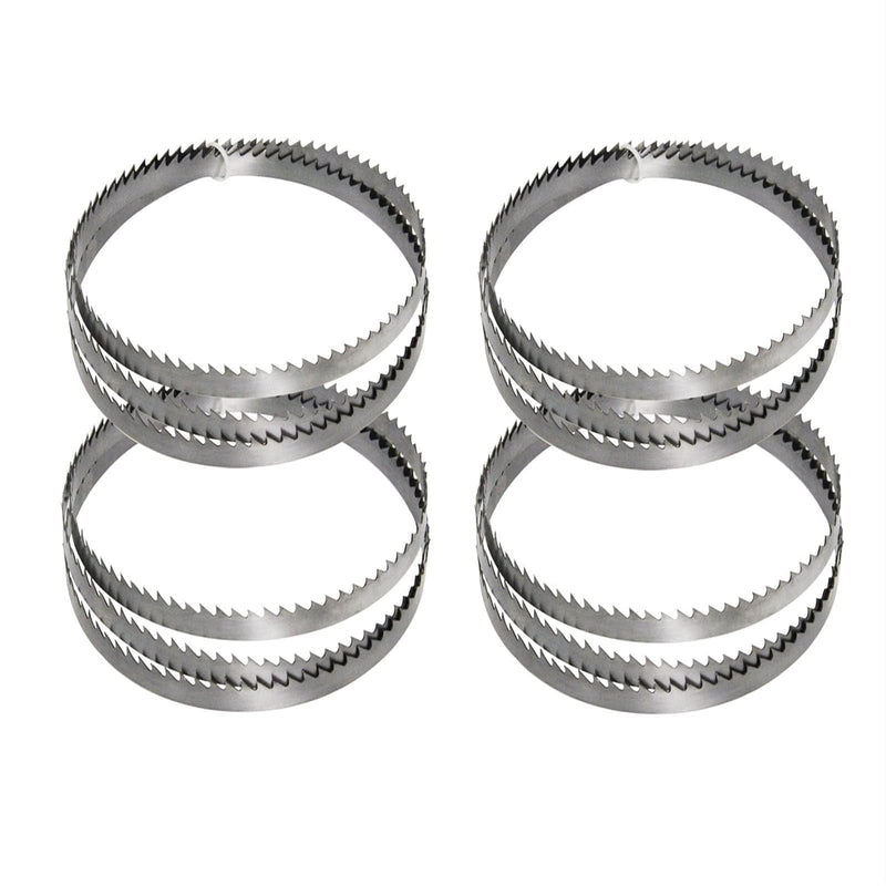 Set of 4 saw blades, band saw band, band saw blade, 1425 x 6.35 x 0.35 mm x 6ZPZ band saw blades, wood band saw blade