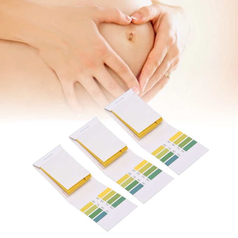 3-piece set of amniotic fluid test strips, highly sensitive PH test strips for pregnant women with color comparison card