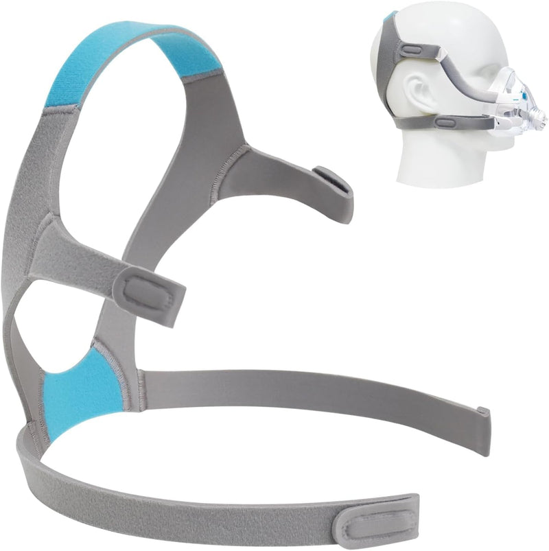 Headgear CPAP head strap compatible with Resmed Airfit F20 CPAP mask, replacement of the mask strap for ResMed AirFit F20, comfortable unisex CPAP replacement head strap (mask, clips not included) for Airfit F20