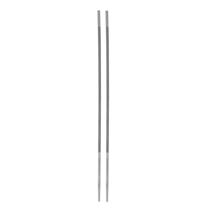 sourcing map 2pcs. Chainsaw File 9/64" (3.5mm) Round High Carbon Steel Double Cut Sharpening Rasp