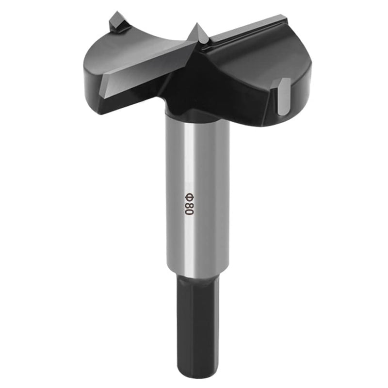 Tungsten steel Forstner drill bit 80 mm, ASNOMY Forstner drill bit, wood drill pot drill art drill for wood and hardwood…