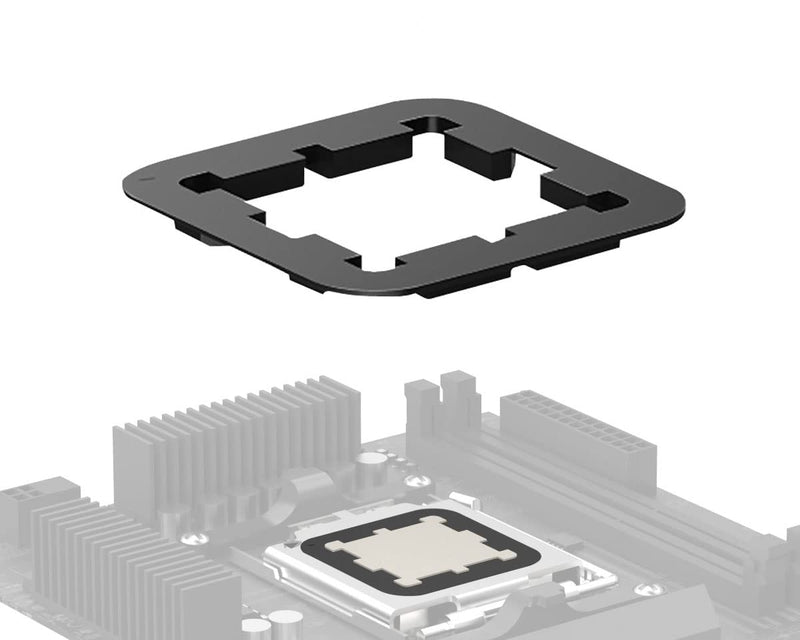 ElecGear CPU Thermal Paste Protector for AMD AM5 Desktop Processors, 2 Pack Protective Cover Leakage Blocker CPU Guard to LGA1718 Socket Buckle for Ryzen 7000, 8000, 9000 and X3D AMD LGA1718