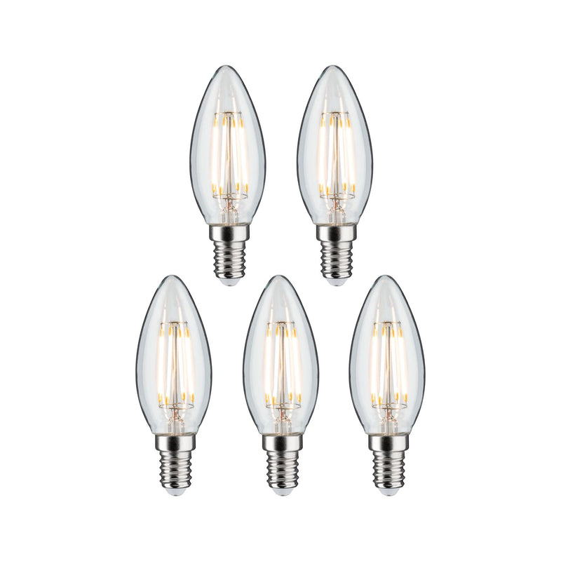 Paulmann 29094 LED EEK F (A - G) E14 candle shape 4.8W warm white (Ø x H) 35mm x 98mm 5pcs.