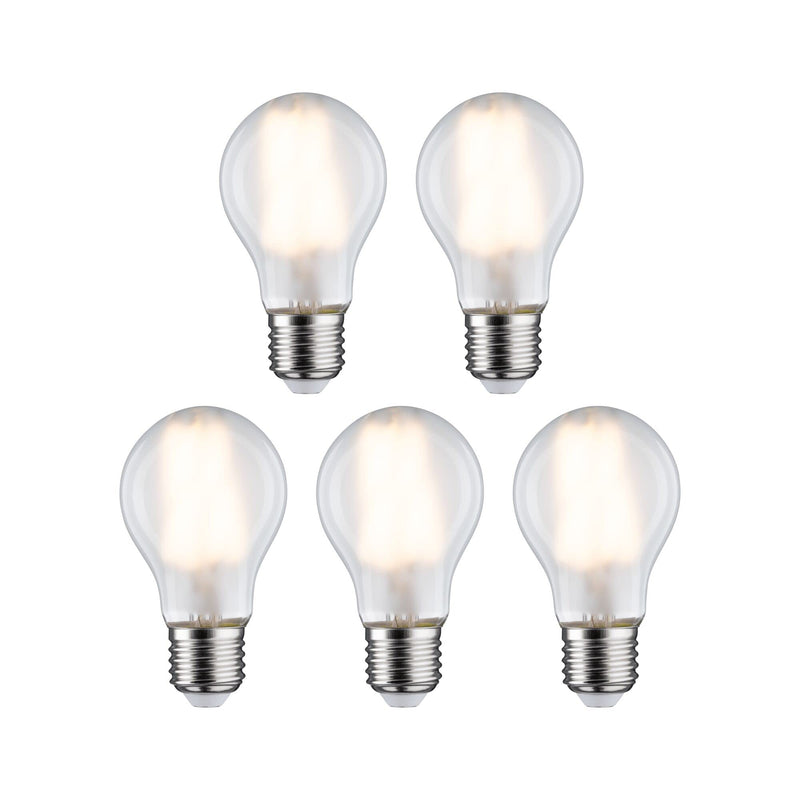 Paulmann 29090 LED EEK E (A - G) E27 bulb shape 7W warm white (Ø x H) 60mm x 106mm 5pcs.