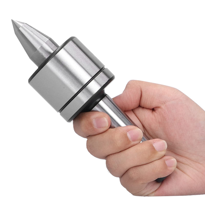 Revolving Center, MT3 T10 Alloy Tool Steel, Rotating Morse Taper Tailstock and Lathe Woodworking Tool