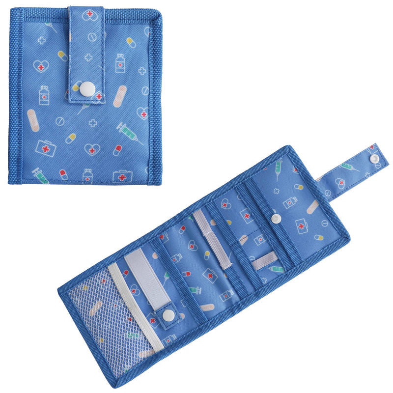 GIMA Pocket Organizer for Doctors and Nurses in Bag or Desk for Easy and Quick Access to Tools, Blue, 27142, Blue, Modern