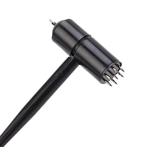 Fafeicy Seven Pin Plum Blossom Dermal Hammer, Star Needle Dermal Hammer for Beauty and Home Use Pack of 5