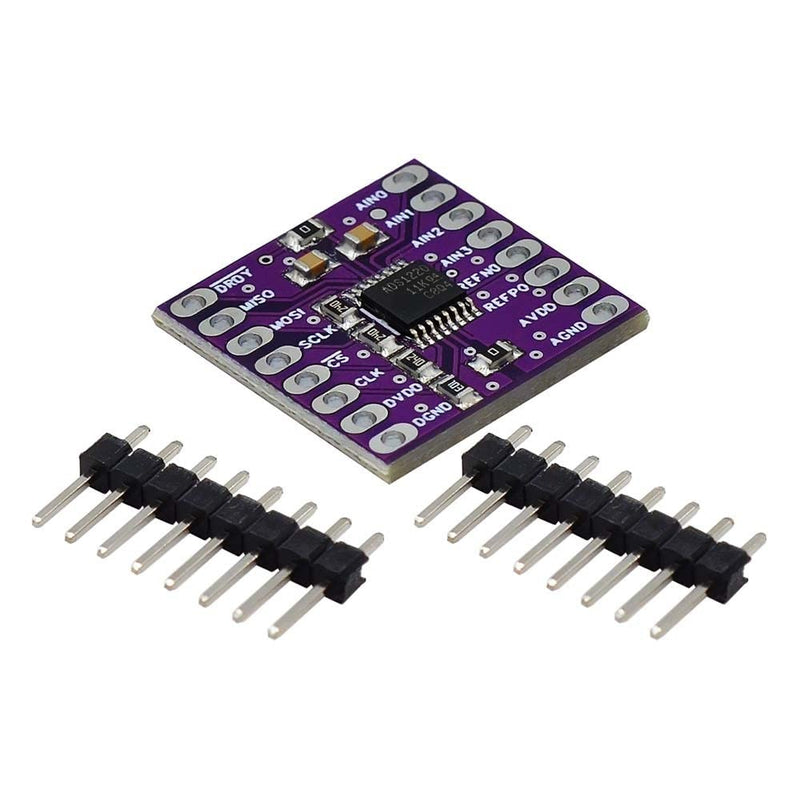 ADC module, DC 3V-5V ADS1220 24Bit ADC Module SPI AD Converter Analog to Digital Signal Convert Module