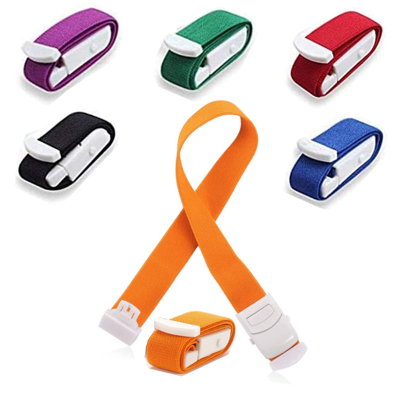 6 pieces tourniquet, tourniquet, tourniquet, fast tourniquet with unique closure system, medical nurse tourniquet, for medical emergency nurse first aid color