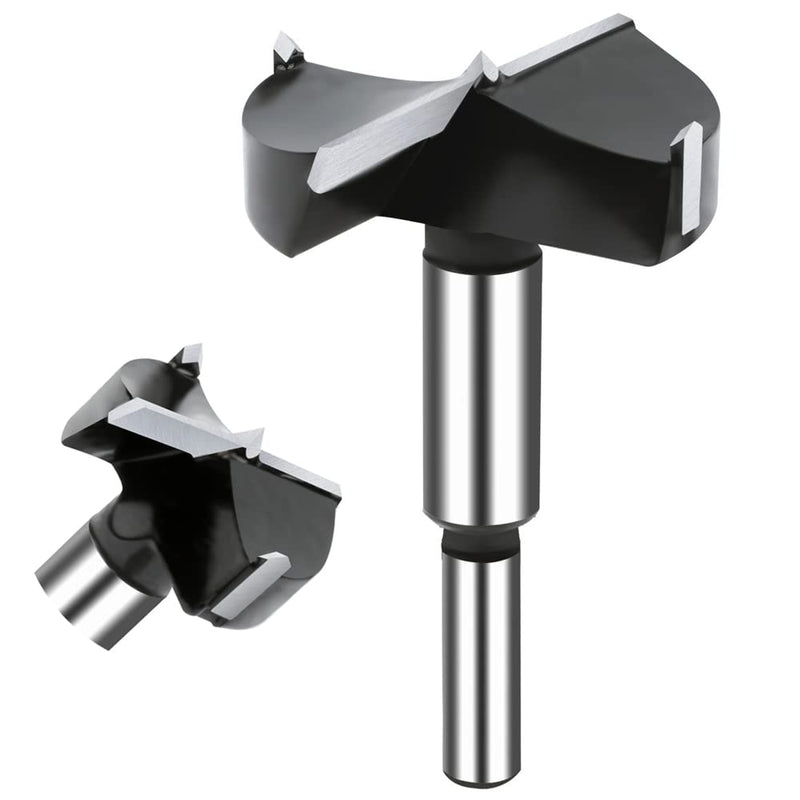 NICAVKIT Tungsten steel Forstner drill bit 60 mm, professional Forstner drill bit wood hole cutter, wood drill pot drill art drill for wood and hardwood