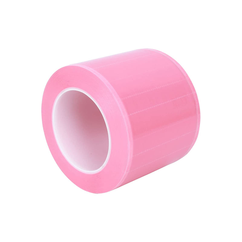 Dental Protective Film 1200 Sheets, PE Disposable Protective Film, Plastic Tattoo Protective Film for Dental Materials Barrier Film Sticky (Pink) Pink