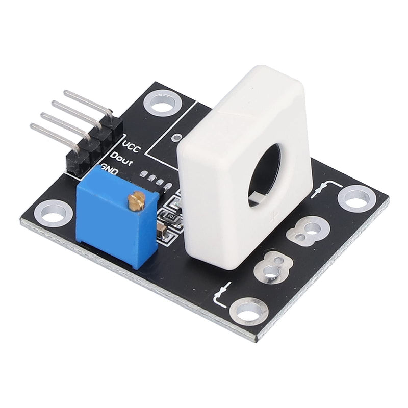 Hall Current Sensor, 35a WCS1800 DC 5V Short Circuit Protection Modules Adjustable Short Circuit Overcurrent Protection Detector for Smart Car Motor Overcurrent Detection Wcs1800-black