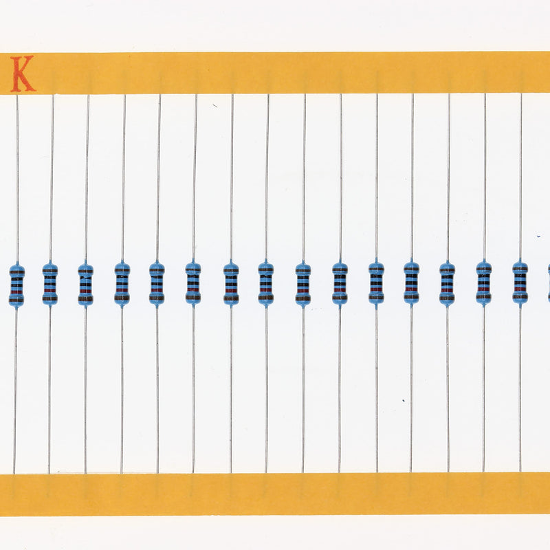 200 Pieces 0.25 Watts 1/4W 10K Ohm 1% Metal Film Resistor 6-1