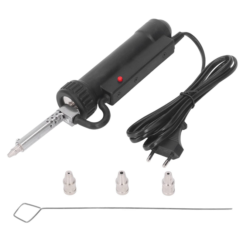 Automatic Desoldering Pump Vacuum Solder Sucker Tool Portable 220V 30W Electric Desoldering Gun Repair Solder Removal Tool Black