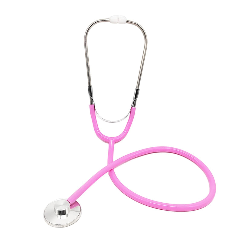 Toy Stethoscope, Metal Stethoscope Children, Stethoscope, Children's Stethoscope, Analogue Stethoscope, Metal Stethoscope, Children's Toy Stethoscope, Functional Stethoscope Toy Pink Tokaneit