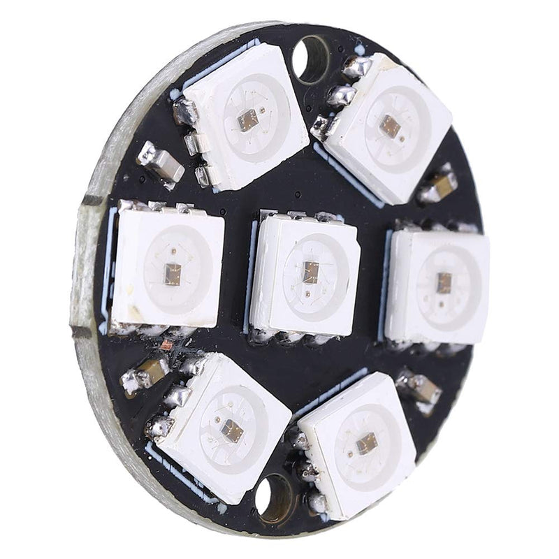 Pack of 10 LED Drivers, Round Built-in Color Light Ws2812b Ring 5050 WS2812 Development Board 7 Bit Cjmcu Bit WS2812 RGB