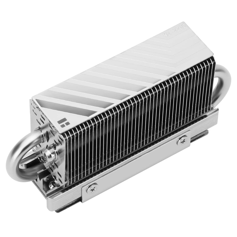 Thermalright HR10 2280 SSD Cooler, 2280 SSD Heatsink, Double-Sided Heatsink, 2 Copper Heatpipes, Desktop High Performance 2280 SSD Cooler, Thermal Pads Included (HR10 2280)