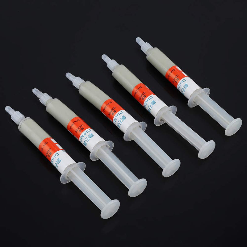 5 pieces/set diamond grinding diamond paste diamond paste polishing paste lapping paste grinding paste needle tube (W1 (8000 mesh mirror polishing))