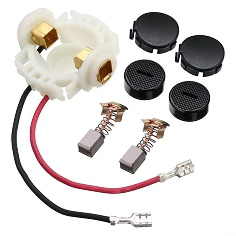 DAZZLEEX For DGA452 Brush Set, 18V Abrasive Brushes with Brush Holder Caps for 638921-2 BGA450 BGA452 DGA452 BGD800 BGD801 BJS101 BJS160 BJS161 BGA402 DGA452REF GA400 CB430 Parts