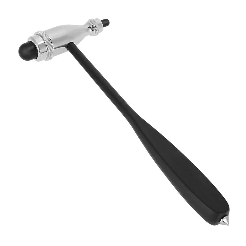 Neurological Reflex Hammer, Neuro Reflex Hammer with Double Plastic Head Lightweight Percussion Reflex Hammer Medical Neurology Therapy Hammer for Reflex Testing