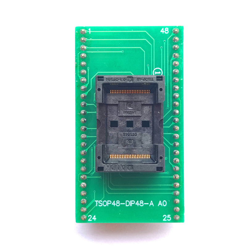 XGOIENZI TSOP48 to DIP48 Socket Universal Adapter for IC Chip Nand Nor Flash Eeprom Mcu USB Programmer