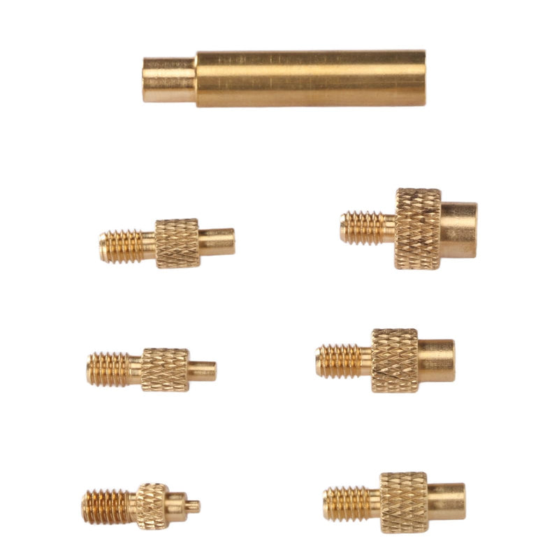 Heat Set Insert Tips, M2 M2.5 M3 M4 M5 M6 1/4 Inch M8 936 Universal Soldering Iron Tips Soldering Tips Brass Contact Face to Face Easy to Use 3D Printed Parts