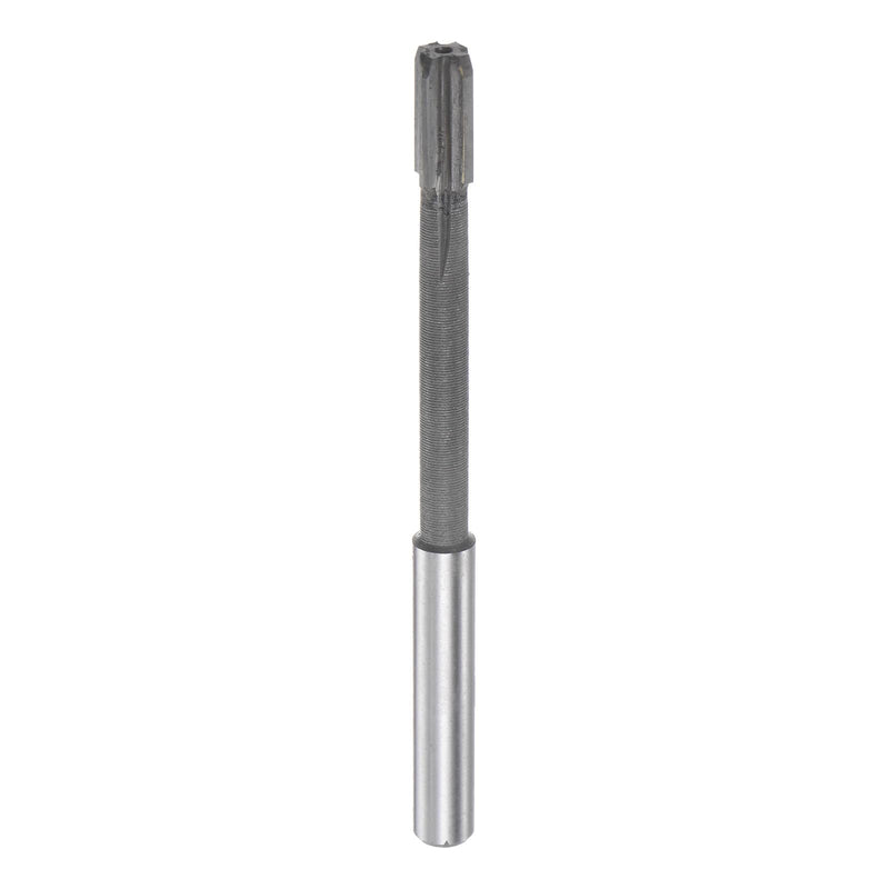 sourcing map Clamping Reamer 7.6mm H7 Carbide Tip Straight Flutes Round Shank Lathe Milling Cutter