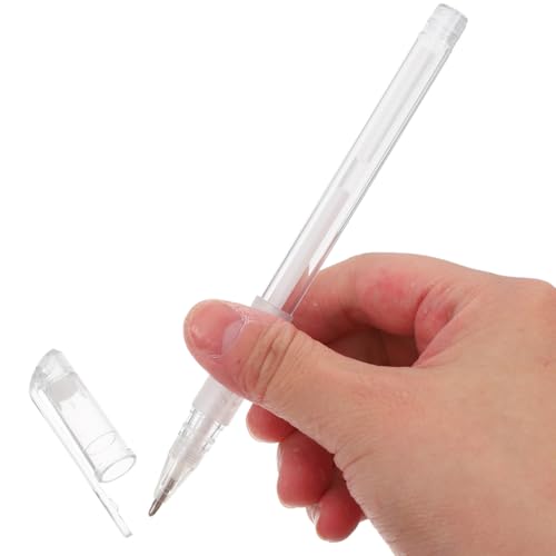 Healeved Eyebrow Mapping Pen White for Precise Marking of Eyebrow Lines Manual 15.00 cm for Professional Eyebrow Tattoos and Skin Marking 1 pc. (pack of 1)