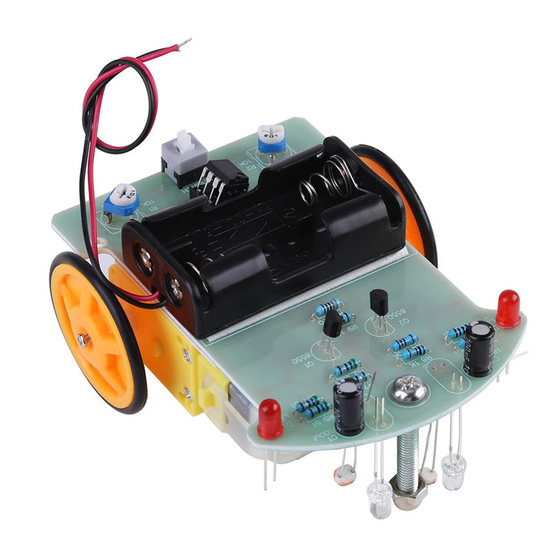 Smart Car DIY Kit, Tracking Electronics Kit, Soldering Kit Project DIY Electronic Learning Car Electronic Component Set Learning Electronics Kit