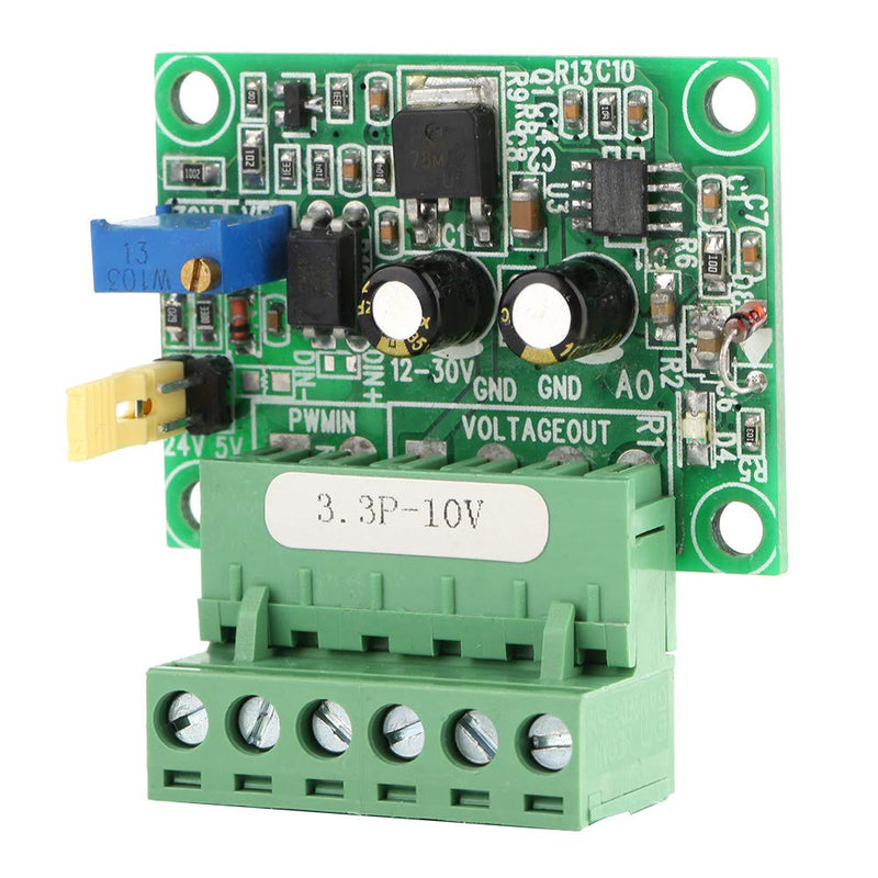 Jadeshay Digital to Analog Converter 3.3V PWM Signal to 0-10V PWM Voltage Converter Module PWM Digital Analog Converter Module Converter Module