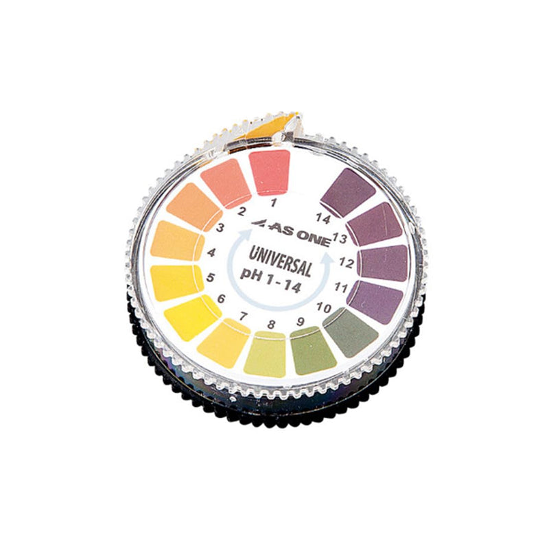 WeddHuis 1 roll of pH test strips 5 m/roll, measuring range 0-14, pH paper drinking water on a roll, litmus indicator universal paper acidification body determination pH value acid test