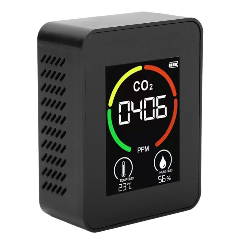CO2 Detector, Air Quality Monitor with TVOC Sensor, Real Time Monitor, Easy Home Reading