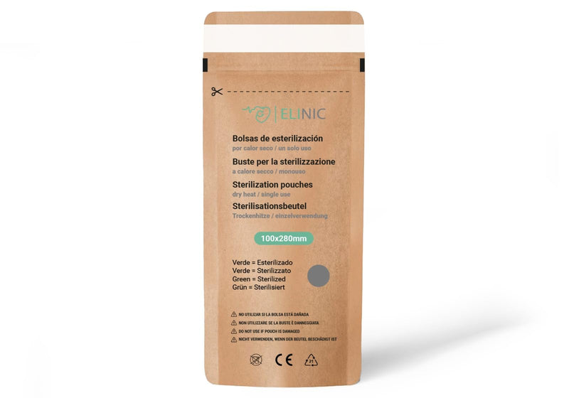 Dry Heat Sterilization Bags, 100pcs (100x280mm) 100*280mm