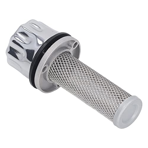 Replacement for Hydraulic Oil Filler Strainer for Oil Container, Carbon Steel Filling Strainer Vent Cap Assembly for Car Vehicle Excavator Tractor, 28mm Flange Installation
