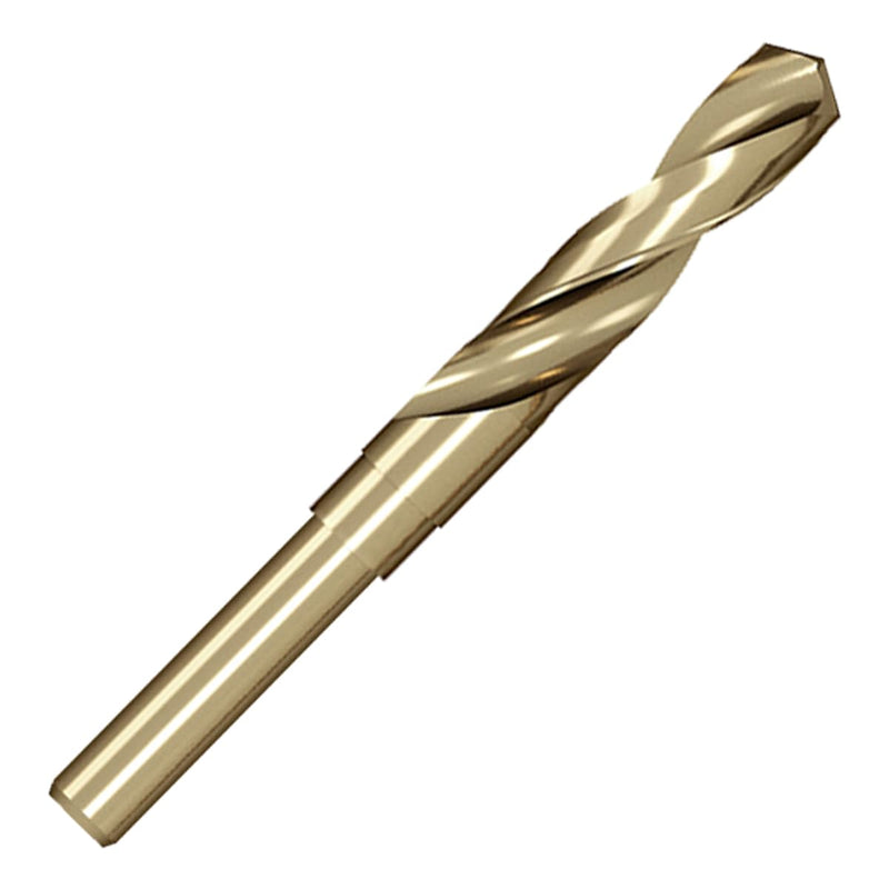 Meccion HSS-Co Metal Drill Professional Twisted Shank Precision Ground Twist Drill Bit for Metal, Stainless Steel and Iron 15mm