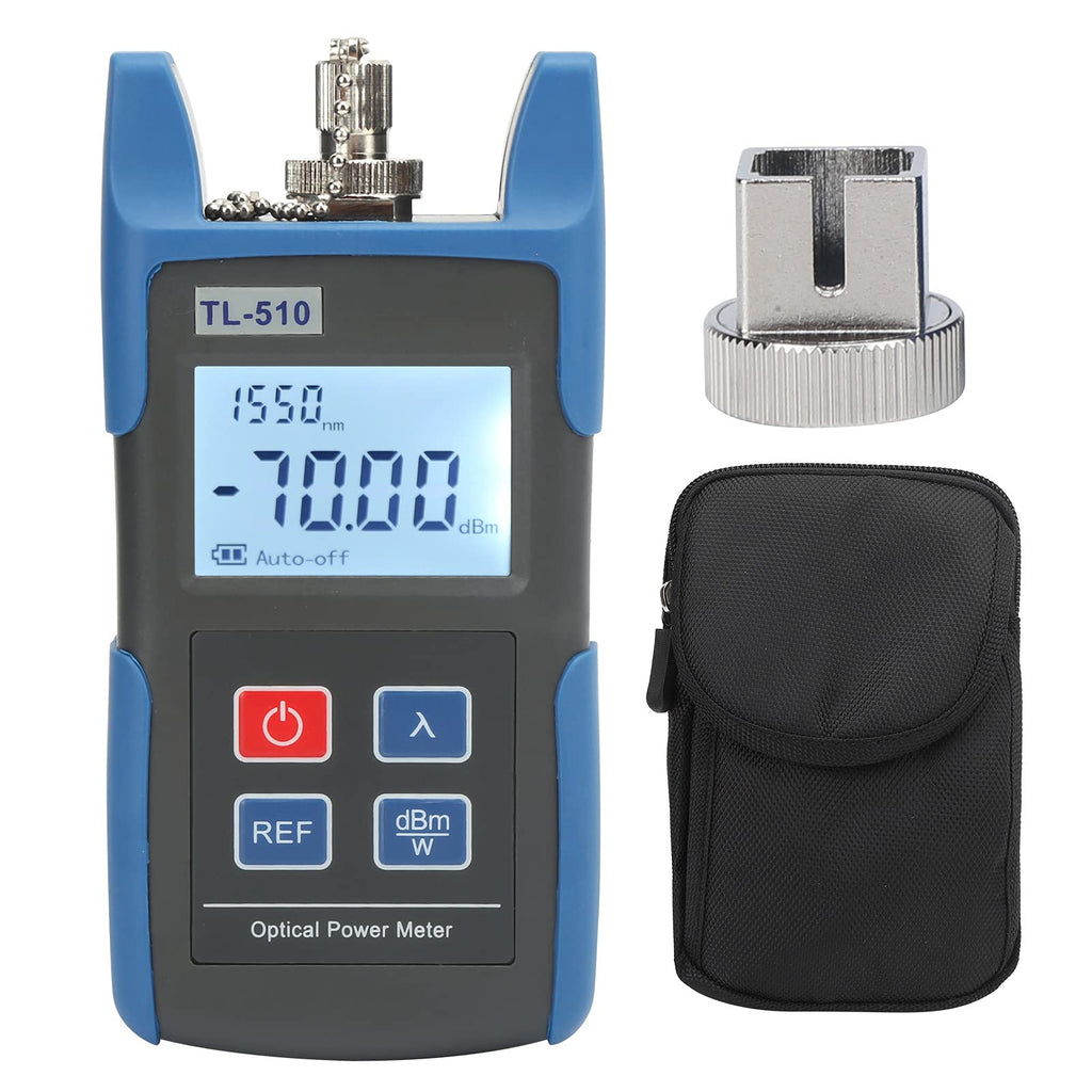 Optical Tester, TL510 Portable Optical Power Meter, High Precision Optical Power Detector Meter - 70~+10DBm