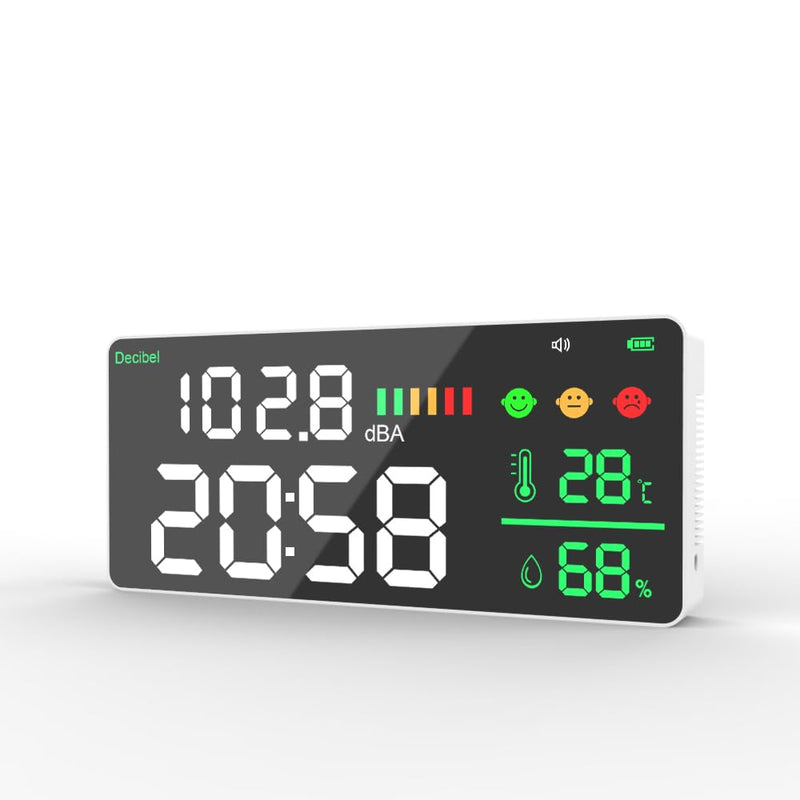 GCEU-T4-DM165A-C Noise Meter Digital Decibel Sound Meter Temperature Meter ℃ Sound Lev