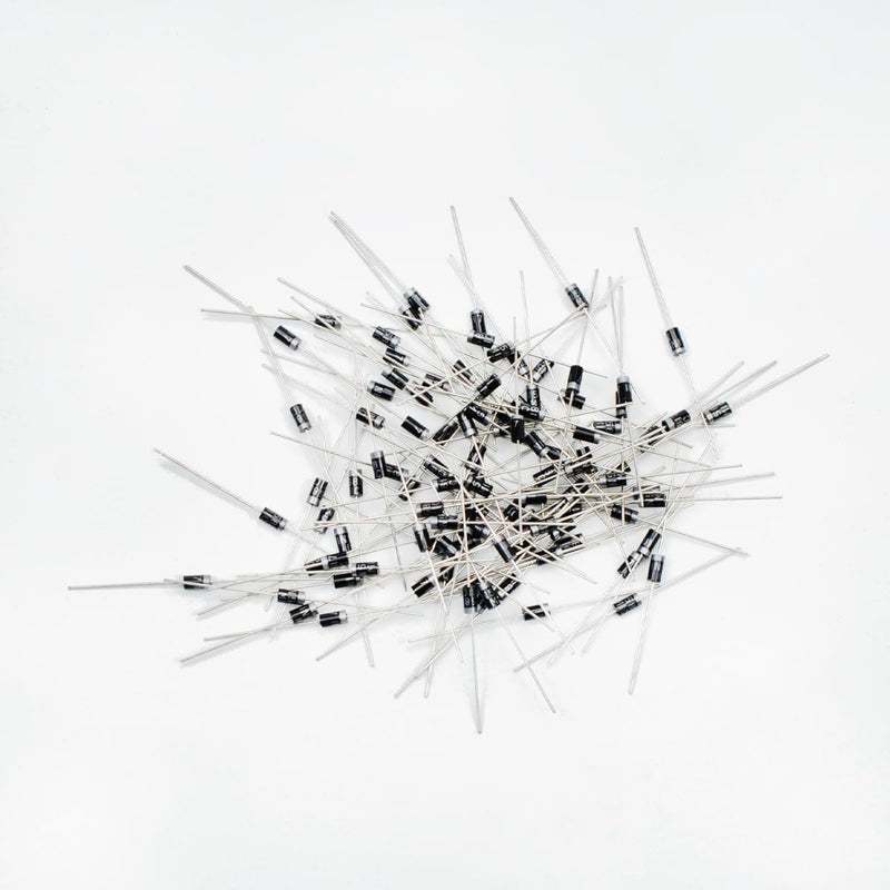 Innfeeltech 100pcs 1N5817 Shottky Diodes Universal Silicon Rectifier, 1A, 20V Silicon Rectifier Schottky Diodes
