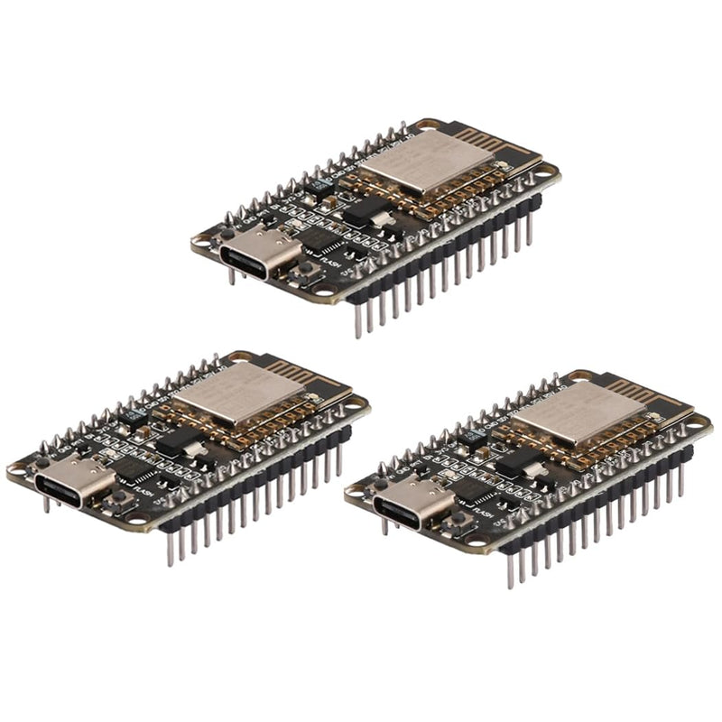 Hailege 3pcs NodeMCU Lua ESP8266 ESP-12E CP2102 Type-C USB C Interface IOT Internet of Things Wireless WiFi Development Board Module