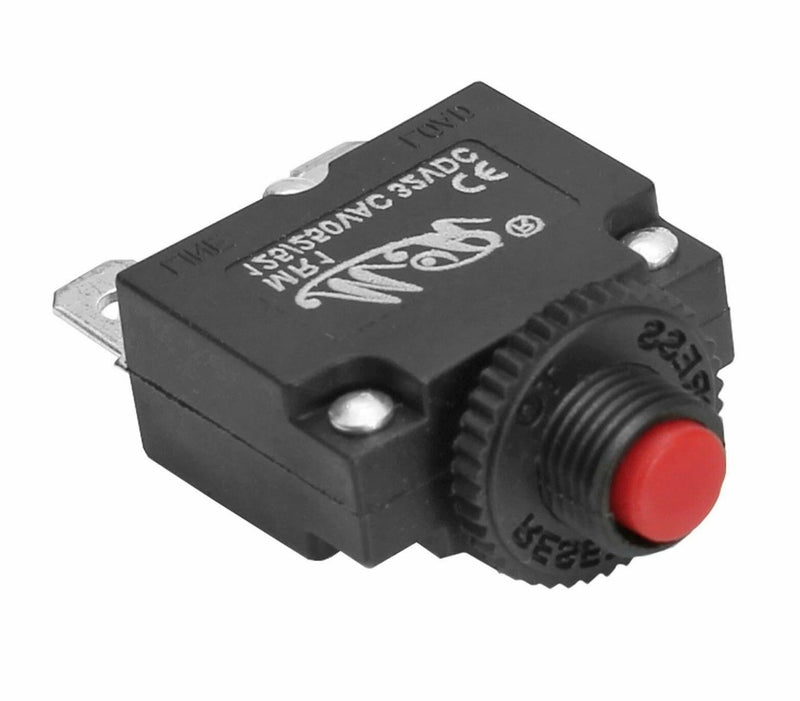 Thermal switch circuit breaker circuit breaker 12V 24V 230V car truck fuse boat boat fuse automatic black (20A) 20A