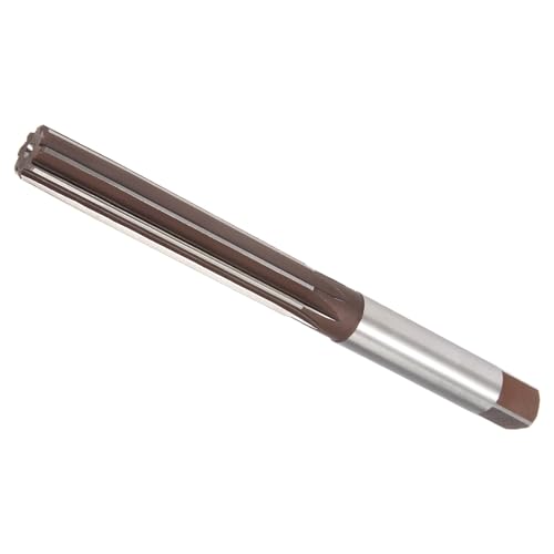 Hand Reamer 15mm Cutting Diameter 6 Cutting Edge H8 Alloy Steel Straight Shank Reamer Drill Bit - (Applications: for Aluminum, Iron, Copper, Plastic, Wood)