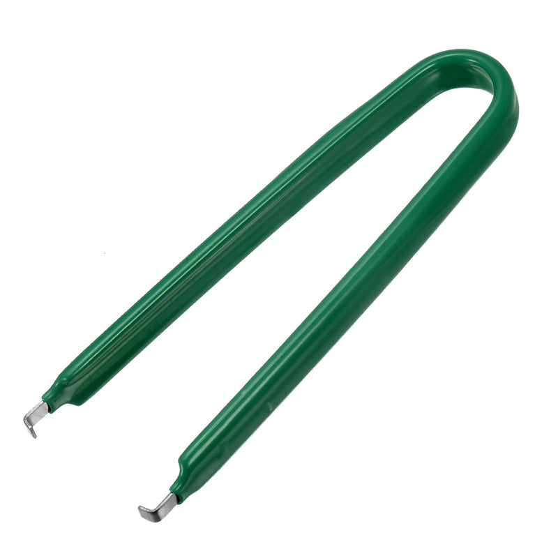 QUARKZMAN IC Puller Chip Extractor Stainless Steel with Insulated Vinyl Handle Green 1 Pack