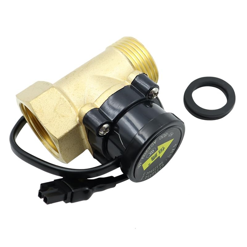Namvo Water Flow Switch G1 Thread Flow Sensor Water Pump Control Switch, HT-800 G1 Thread 220 V Water Pump Flow Sensor Automatic Control Switch