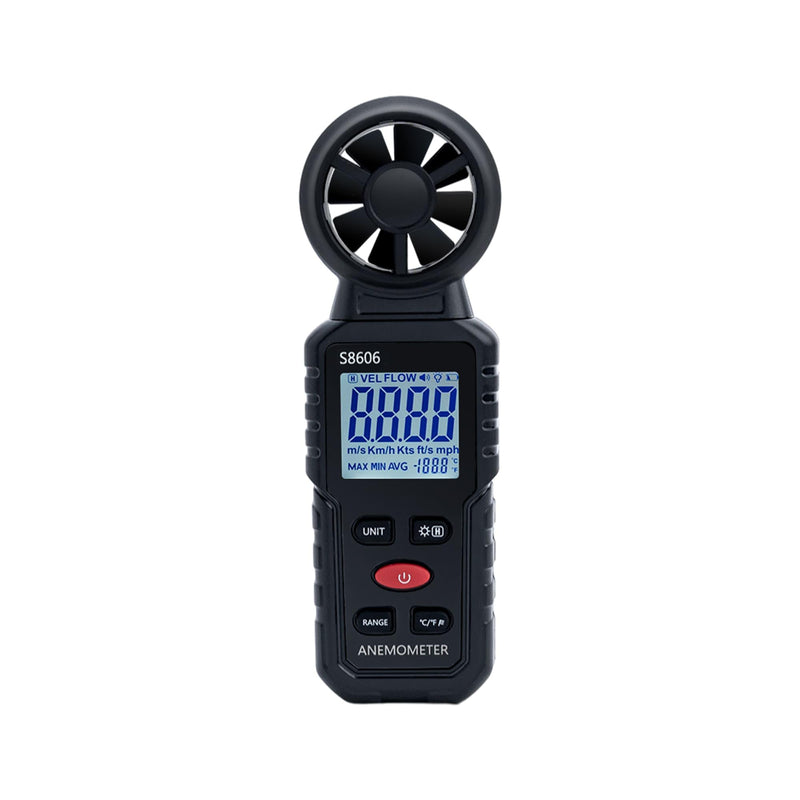 Mcbazel 3 in 1 Handheld Digital Anemometer Wind Gauge Wind Gauge for Measuring Wind Speed Temperature Windchill for HAVC Drone Sailing Fishing