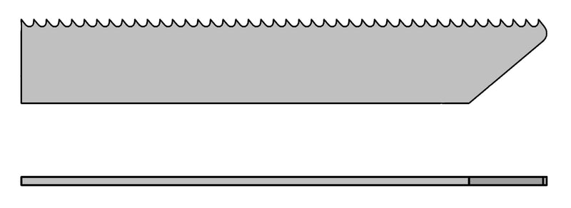 Proxxon Set of 2 Saw Blades for MICRO-Sonic Cutter MSC (L x W x H) 90 x 45 x 15 mm, Separates Brittle Materials such as 3D Printing Parts, Plaster and Wood, 27304